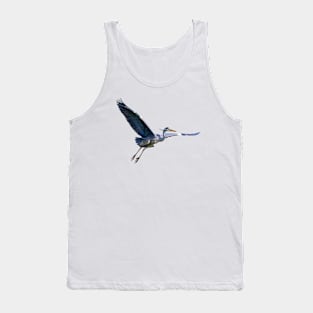 Heron in flight Tank Top